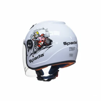 CASQUE SPADA KIDS BLANC