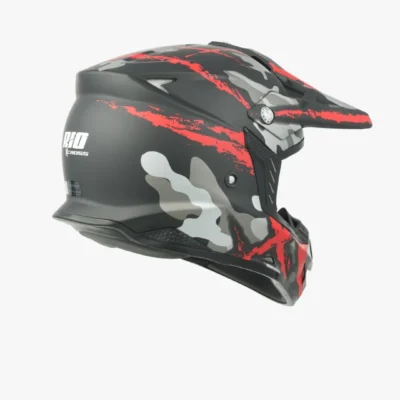 CASQUE RIO XCROSS CAMO ROUGE MATT
